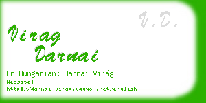virag darnai business card